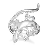 Polished Wrap Gecko Ring in Sterling Silver