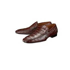 Mezlan 'Hayden' Moc Stitch Loafers Mens - Brown by Mezlan