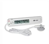 Audio/Visual Refrigerator/Freezer Alarm, Alerts At 15 Or 46°F/-9.5 Or 8°C, Dual Progress Display,