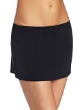 Speedo Women's Swim Skirt With Core Compression, Black, 8