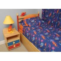 Boys Like Trucks Twin Duvet Cover/Bedskirt/Sham Set
