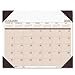 Executive Monthly Desk Pad Calendar with Alternating Page Colors, 24 x 19