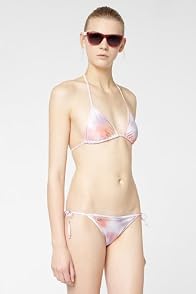 L!VE Watercolor Printed Bikini Top