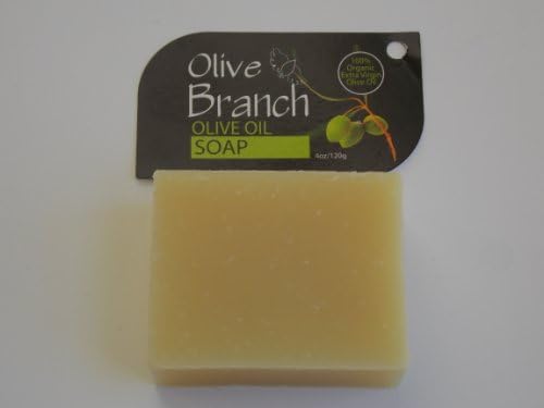 Bath Soap Moisturizer with Pure Cold Pressed Olive Oil - Fragrance Free - Hand-Made - 100% Natural Ingredients - 3 Count - 4.0 oz each