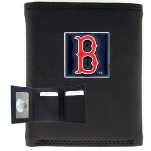 Boston Red Sox Executive Trifold Leather Wallet