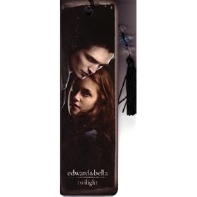 Twilight Edward/Bella Bookmark with tassel lg 2 1/2