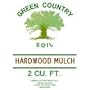 Green Country Soil Inc. 2Cuft Brn Hard Wd Mulch Hw2 Mulch