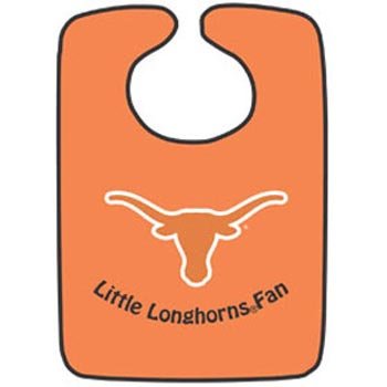 Texas Longhorns Two-Toned Snap Baby Bib