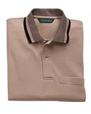 Outer Banks 6.8 oz Cotton Pique Pocket Polo with Striped Trim by Outer Banks (Style# 5032)