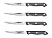 Kitchen & Housewares : Ronco Six Star 4 Piece Steak Knife Set - Black