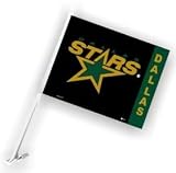 NHL Dallas Stars Car Flag with Wall Brackett