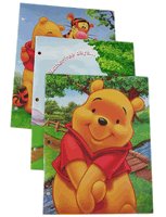Disney winnie The Pooh Porfolio set x 6 pcs
