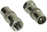 Produkt-Bild: InLine Adapter F-Stecker (SAT) auf IEC-Stecker (Antenne)