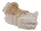 Wendy Anne Ivory Diamond Moses Basket
