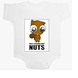 There's something about Nuts Baby Ultrasoft Onesie
