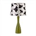 Boudoir Oscar Base Lamp Olive Shade Charnois Paper 
