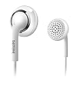 Philips SHE 2861 InEar Kopfhörer m. Lautstärkeregelung, Aufbewahrungsbox (weiß/grau)