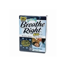 Kids Nasal Strips - Opens Your Child's Nose To Relieve Nasal Congestion, 12 Strips, Ages 5-12,(Breathe Right)