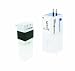 Travel Smart by Conair TS250AD All-in-One Adapter with Built in USB Port, White