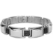 Stainless Steel Polished Bracelet- 8'' long