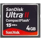 SanDisk 4GB Ultra Compact Flash Memory Card with 15MB/SEC Speed - Bulk Pack ....