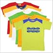 Boys Plaid Fish Screen Tees