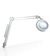 Daylight Slimline Magnifying Lamp 5 Inch White