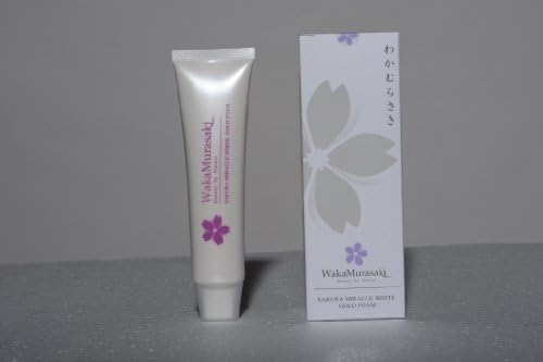 Waka Murasaki Sakura Miracle for Gift Set Sunsreeen Mousse SPF 50, White Cream, Essence, White Foam by Nature