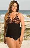 Bali Dancer Two Piece Plus Size Tankini Swimsuit by Christina® - Women