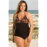 Bali Dancer Two Piece Plus Size Tankini Swimsuit by Christina� - Women's Swimwear Plus Size Swimsuit