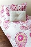 Wild Pink Paisley Comforter Set Twin Xl