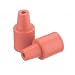 Wheaton 224100-060 Rubber 13mm Sleeve Style Stopper, Natural Red Rubber (Case of 1000)