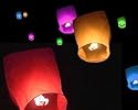 5 St&uuml;ck Himmelslaterne Skyballon in toller Farbmischung