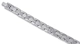 Stainless Steel Fancy Design Mens Bracelet - 8.5 Inch