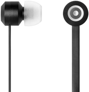 Tenqa Bullsyes In-Ear Earbud Style Hi-Def Headphones with Mic and Remote for Android, iPhone, iPad, Smartphones -- Black