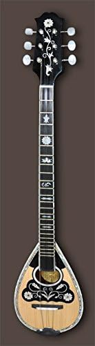 6-String Greek Baglama w/ Soft Case - Black
