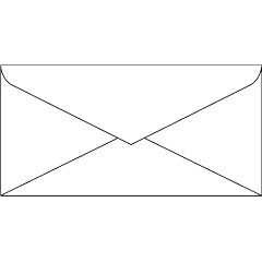 Sigel DP061 Umschlag, wei�, gummiert, Spezialpapier (Ink/Laser/Copy), 100 g, DIN lang (110x220 mm), 50 ST