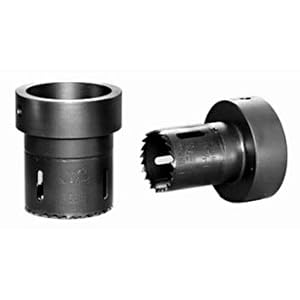 Norfield 75112 Thru-Top Hole Saw - 1-1 2, 1 2 Diameter Shank, For Metal Doors by 