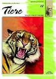 Tiere, Gouache und Pastell und Acryl