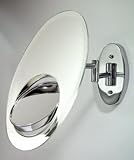 Zadro Products 5X/7X Swivel Wall-Mounted Mirror with Inset