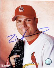 Signed Ankiel, Rick (St. Louis Cardinals) 8x10 Photo