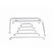 Medline 18 Inch Grab Bar, White