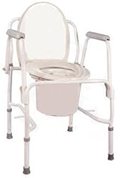 Commodes Deluxe Steel Drop-Arm Commode
