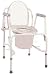 Commodes Deluxe Steel Drop-Arm Commode