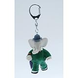 Plastoy - Porte-clés - Babar : Babar en chapeau melon
