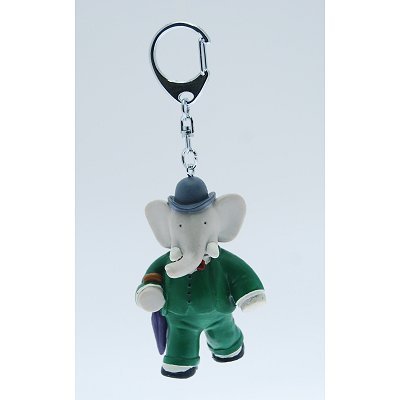 Plastoy - Porte-clés - Babar : Babar en chapeau melon