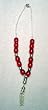 Worry Beads - Komboloi, Red with Silver