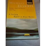 A yellow raft in blue water