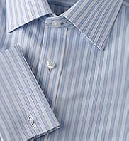 Ultimate Non Iron Pure Cotton Slim Fit Wide Bengal Striped Shirt