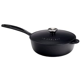 Le Creuset 2.25 Quart Saucier Pan, Satin Black by Le Creuset